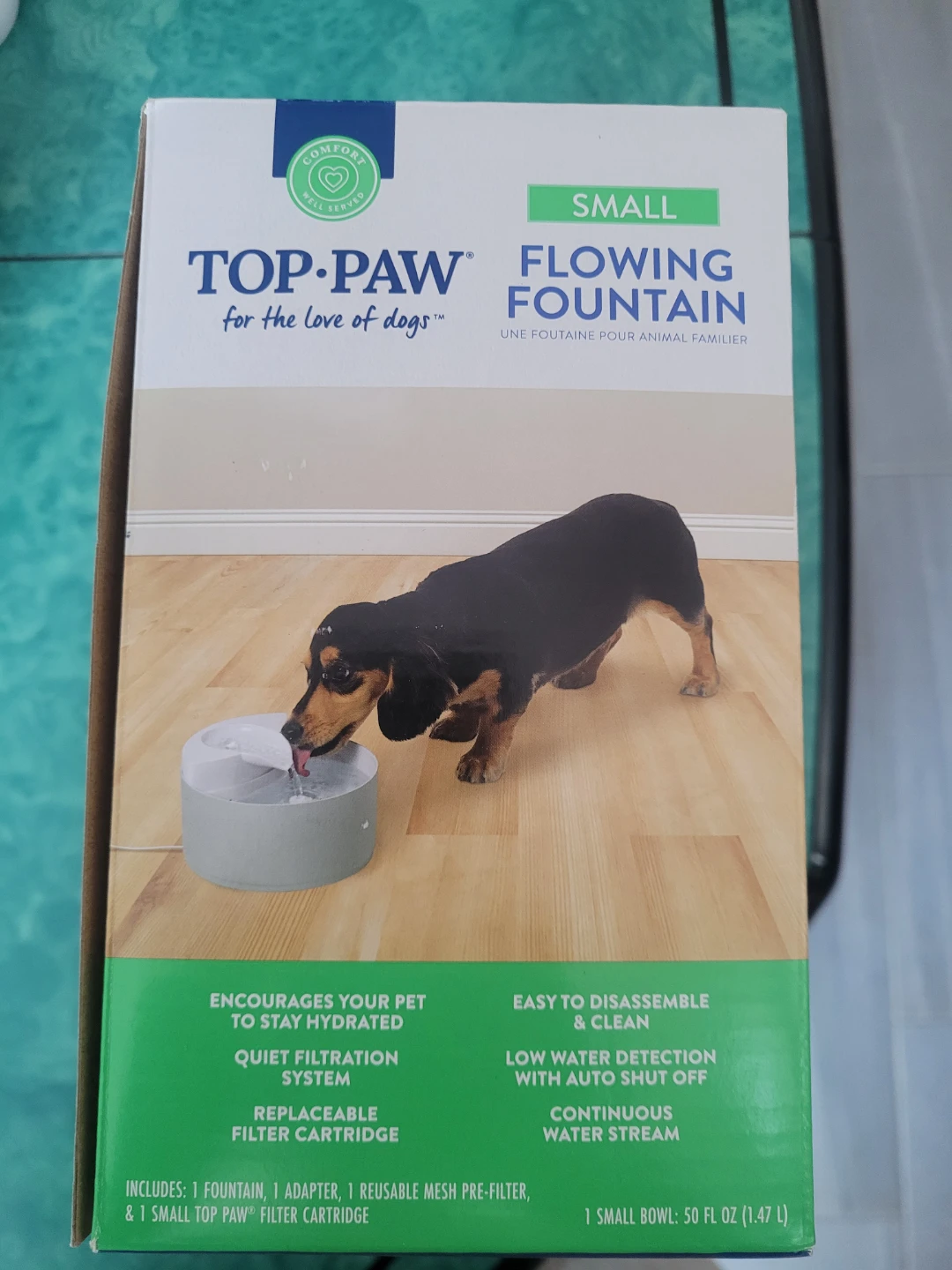 Top Paw Flowing Fountain for Dogs/Cats - photo 2
