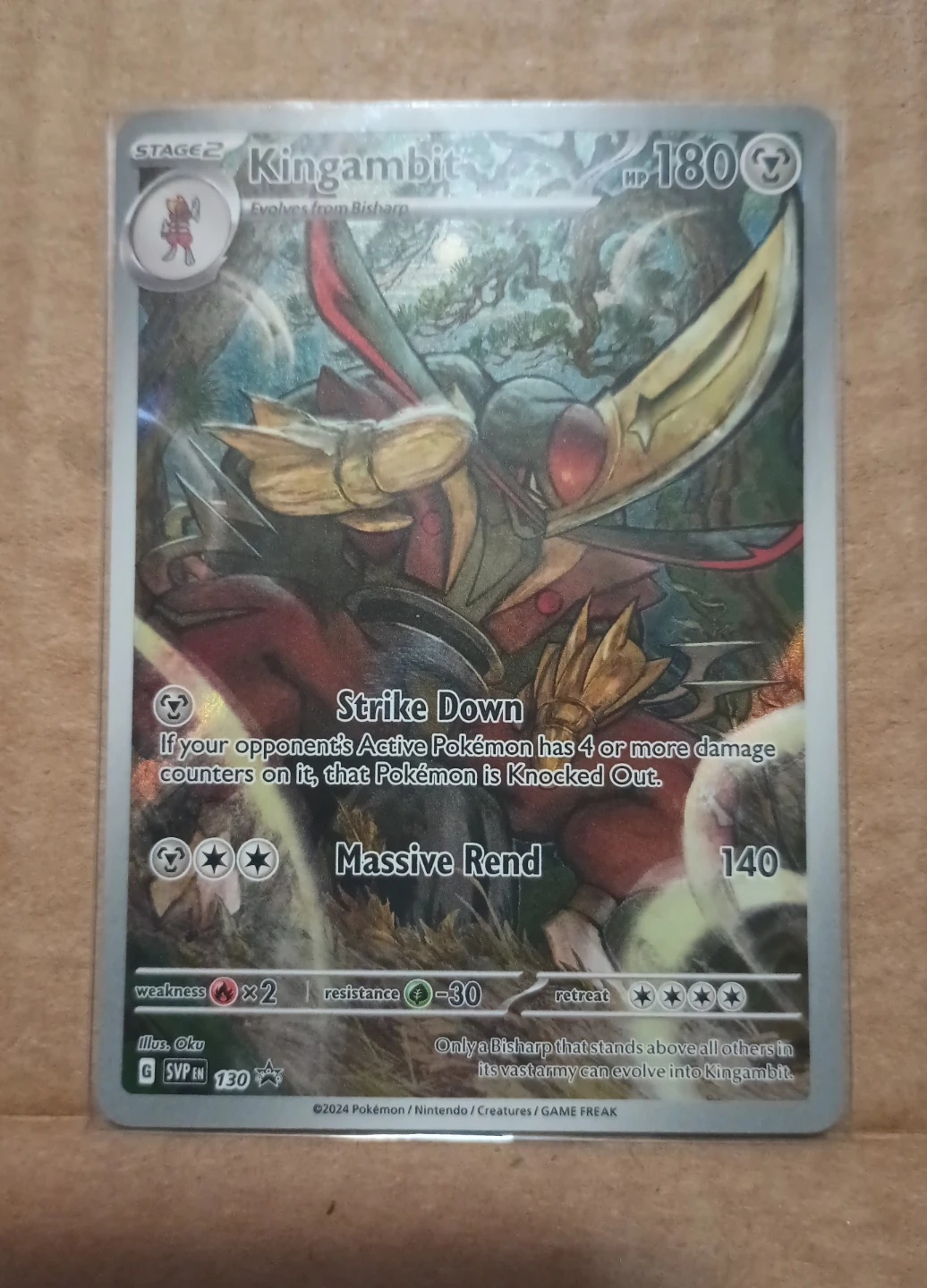 Kingambit Pokemon Card - 130 HP