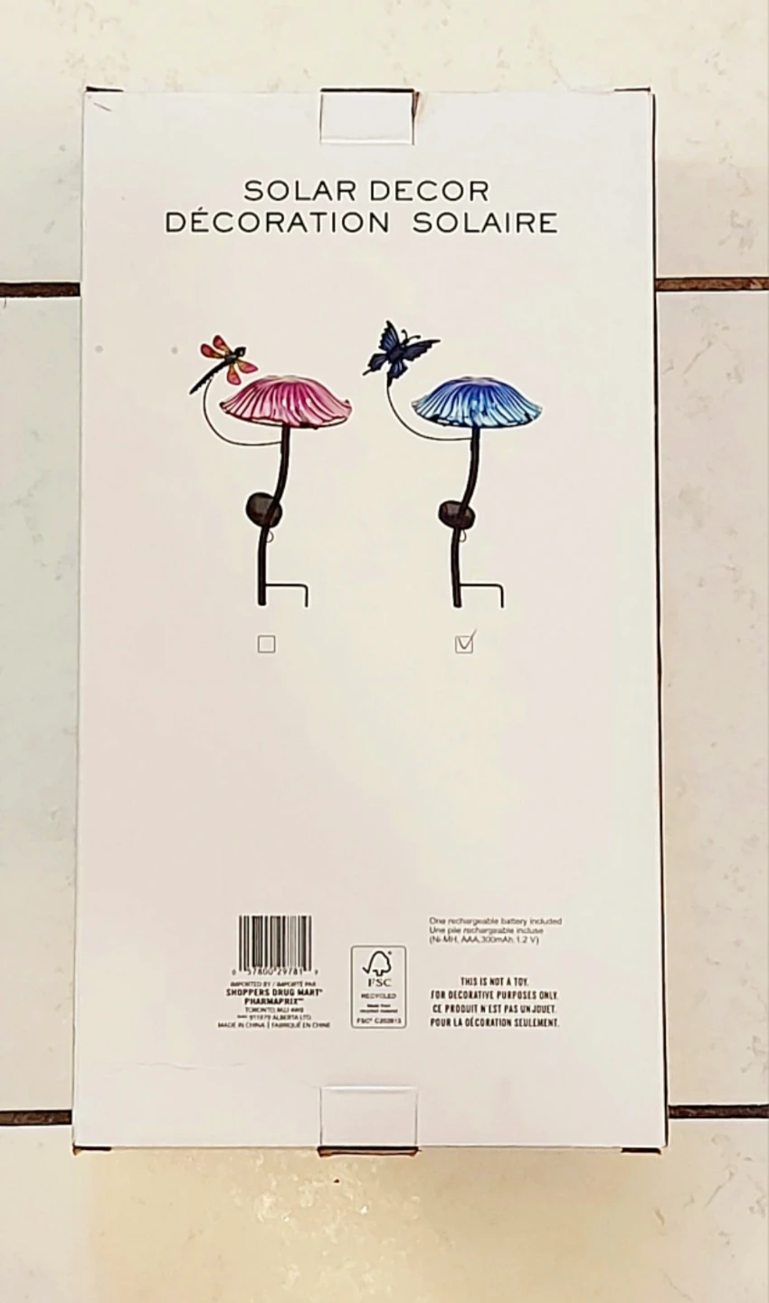 Brand New Blue Butterfly Solar Decor - photo 2