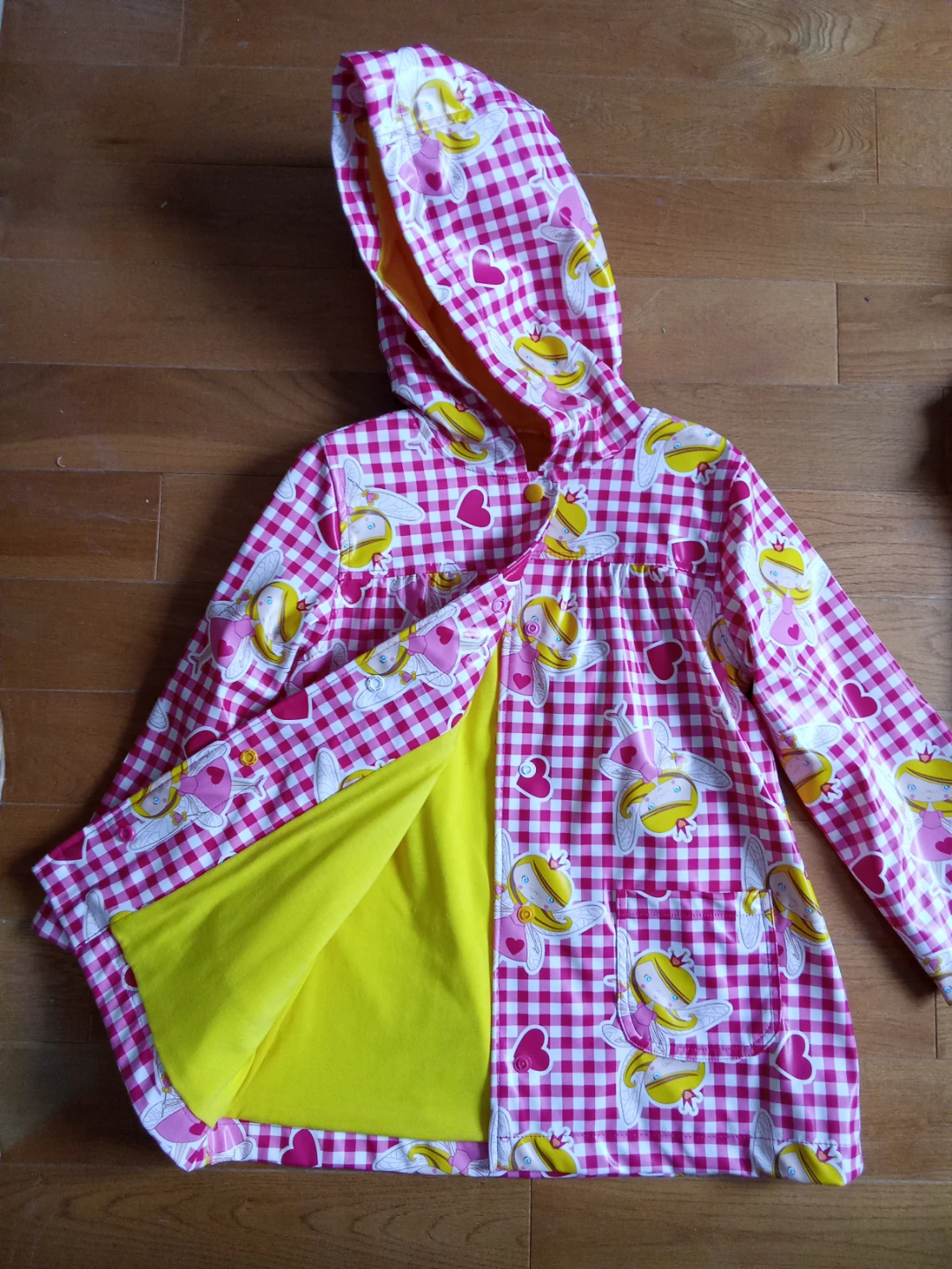 NEW Fairy Print Raincoat Jackets size 3 and 5 - photo 4