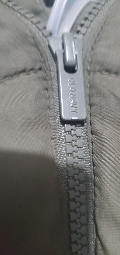 Old Navy Puffer Jacket with Blue Pockets - photo 2