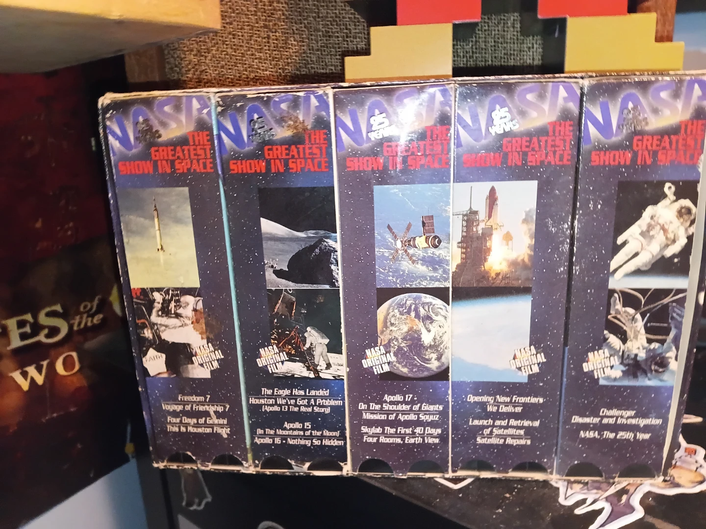 NASA The Greatest Show in Space VHS Collection