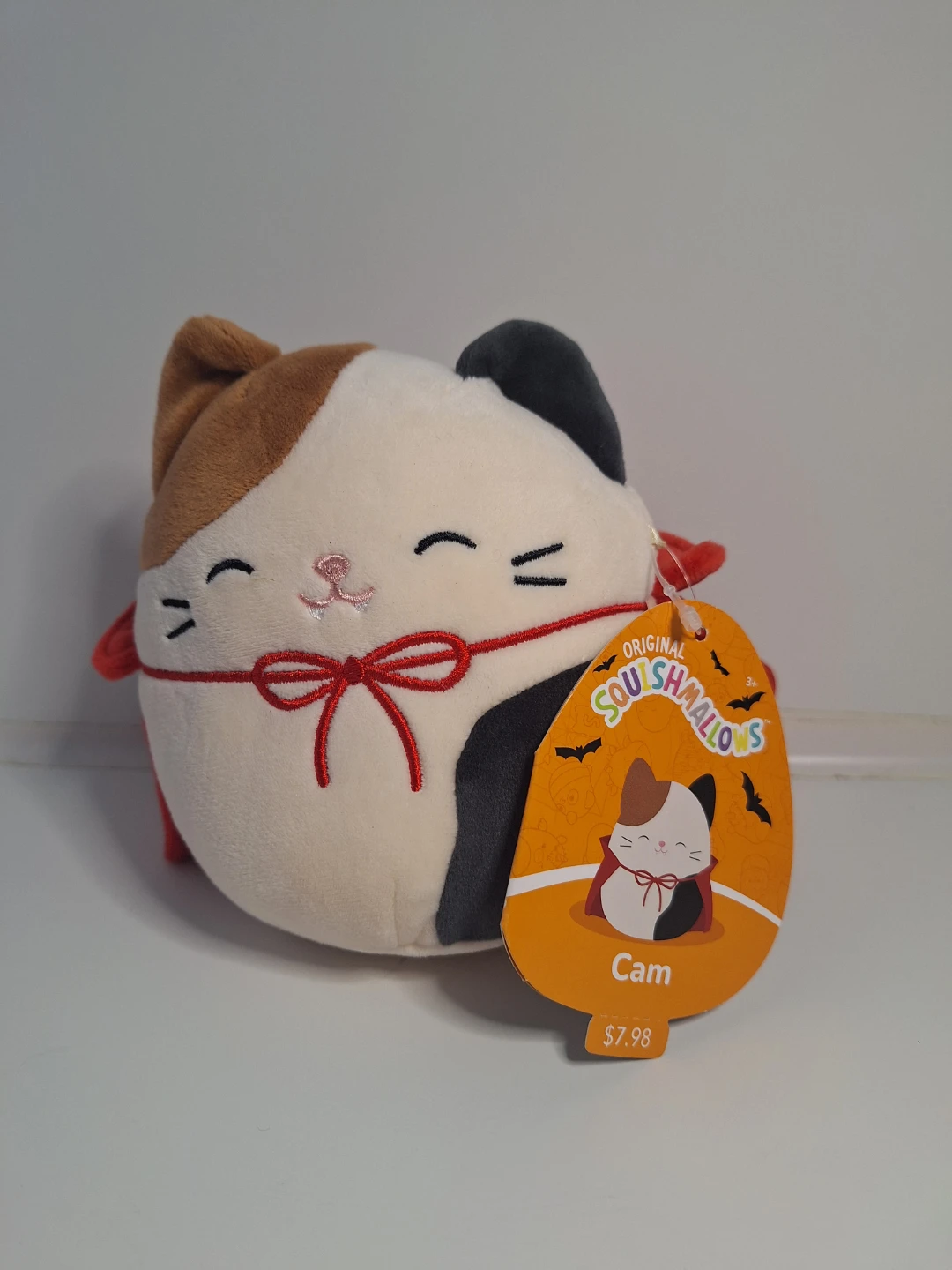 NWT Squishmallow Cam the Vampire Cat Plush 5”