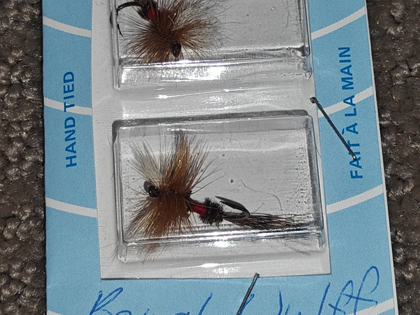 New Fishing Hand-Tied Dry Trout Flies (4 Total) - photo 2
