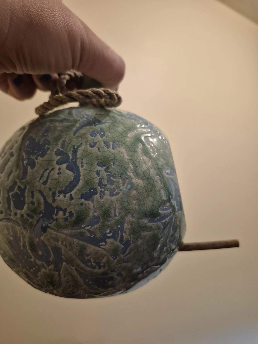 Ceramic Hanging Bird Feeder - photo 3