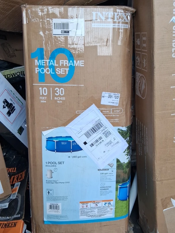 Intex 10ft x 30in Metal Frame Pool Set