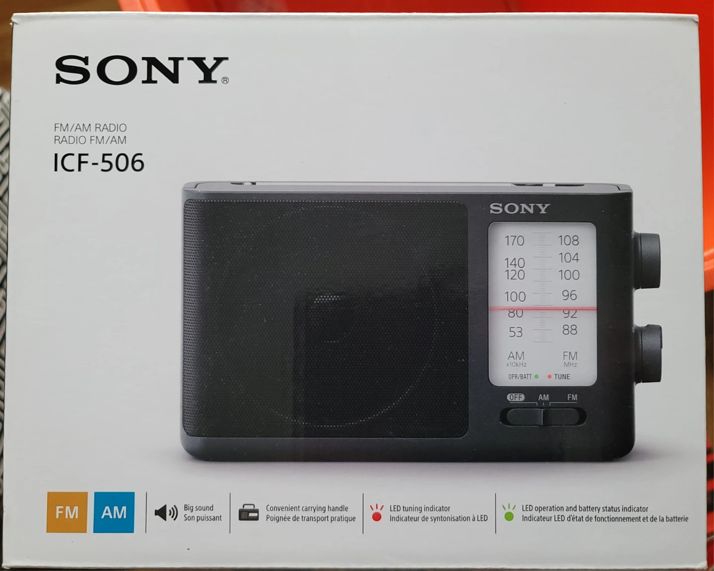 Sony FM/AM Radio ICF-506