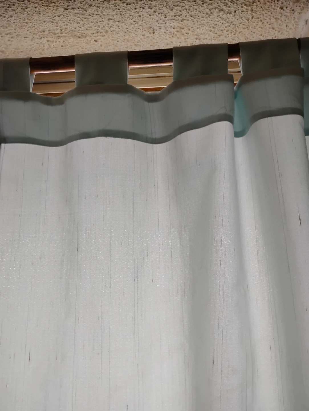 Light Blue Tab Top Curtains - photo 3