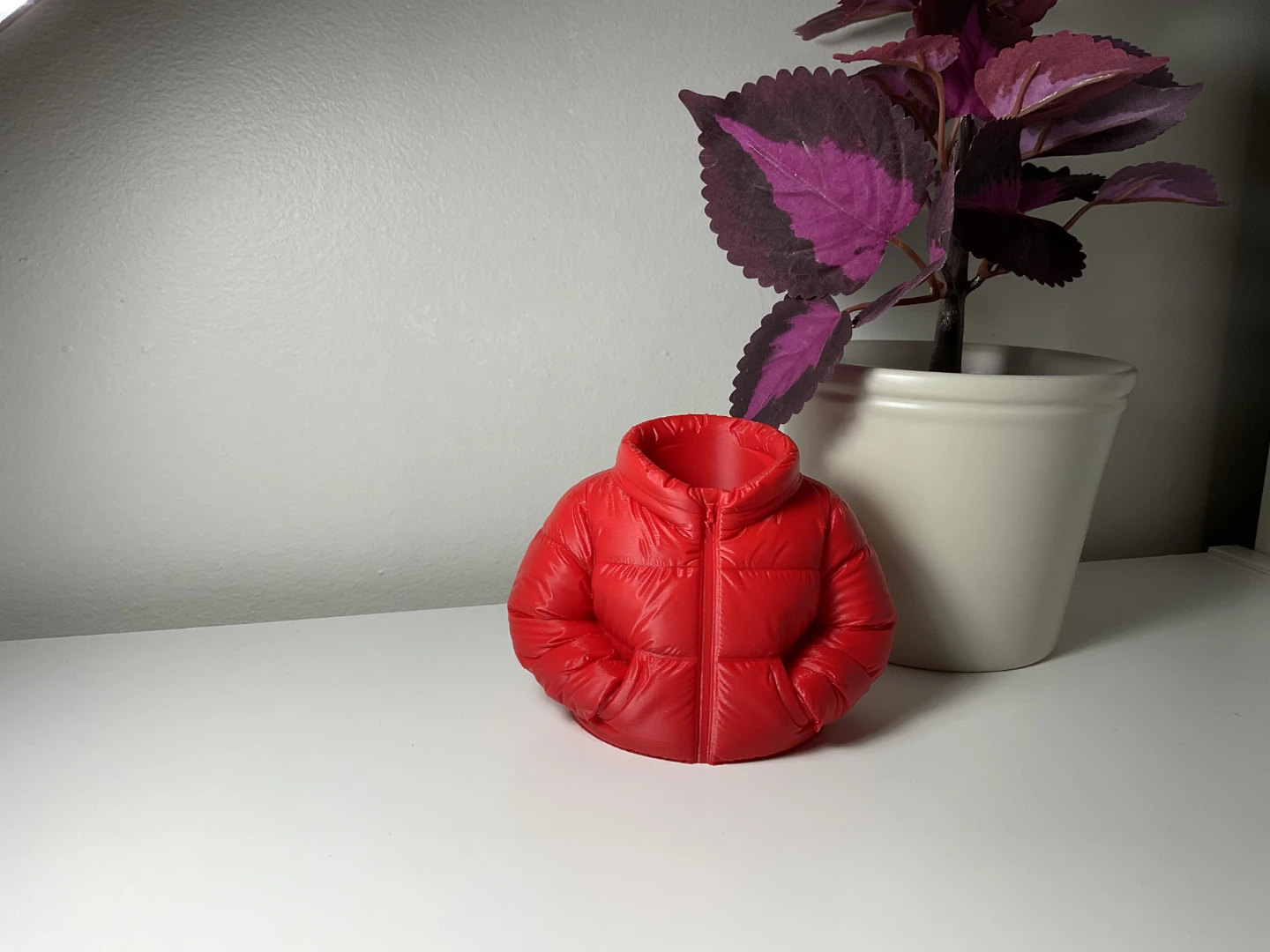 3D printed Puffer Jacket Pen Holder/Desk Organizer - photo 2