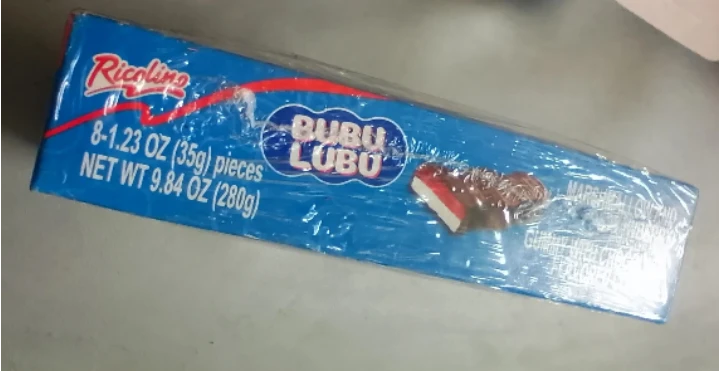 Ricolino Bubu Lubu Marshmallow & Strawberry Gummy 8 Pack - photo 2