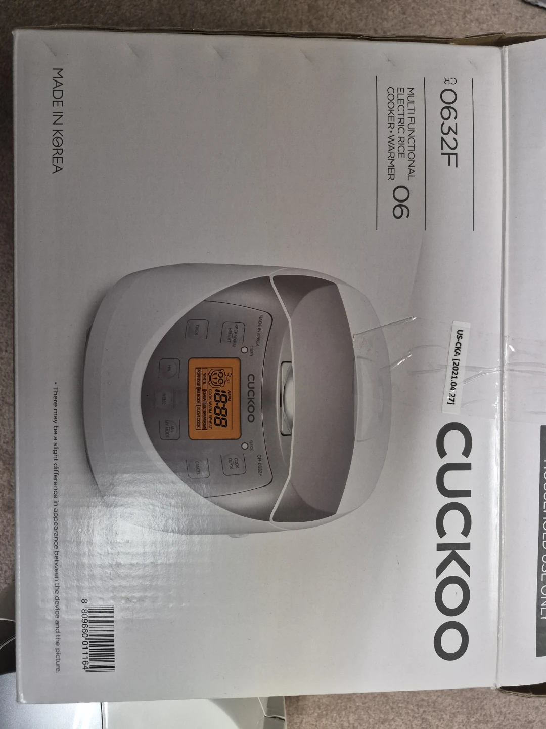 Cuckoo CR-0632F Multifunctional Electric Rice Cooker - White - photo 2
