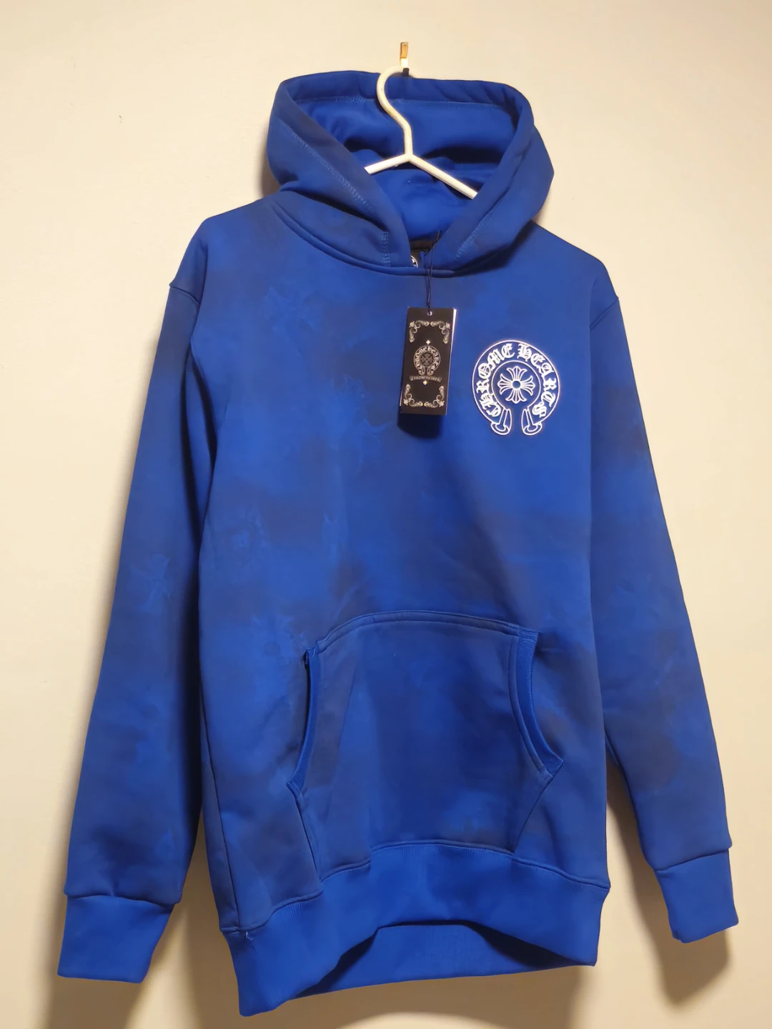 Chrome Hearts Blue Hoodie - photo 2
