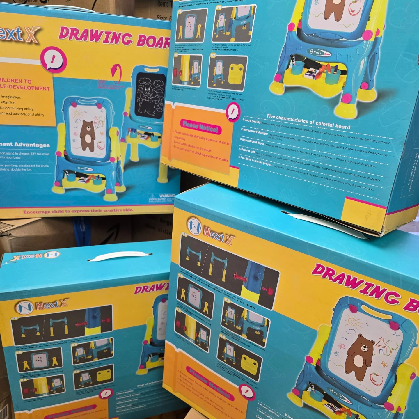 🎨 Kids Double-Sided Drawing Board (Brand new)