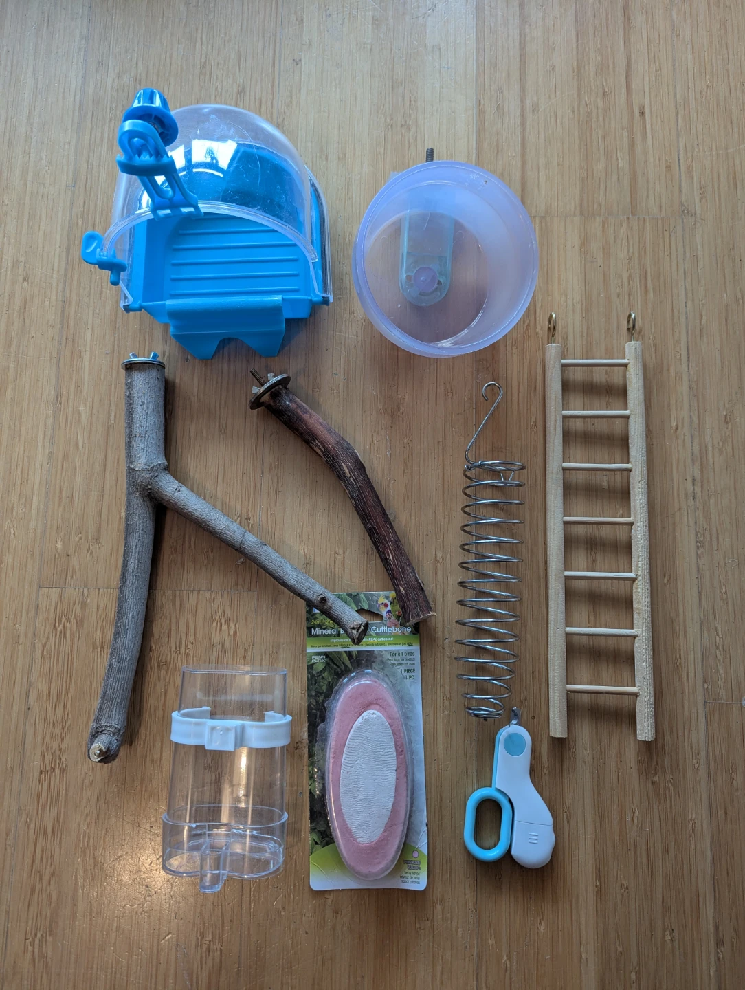 Pet Bird Cage Accessories Set