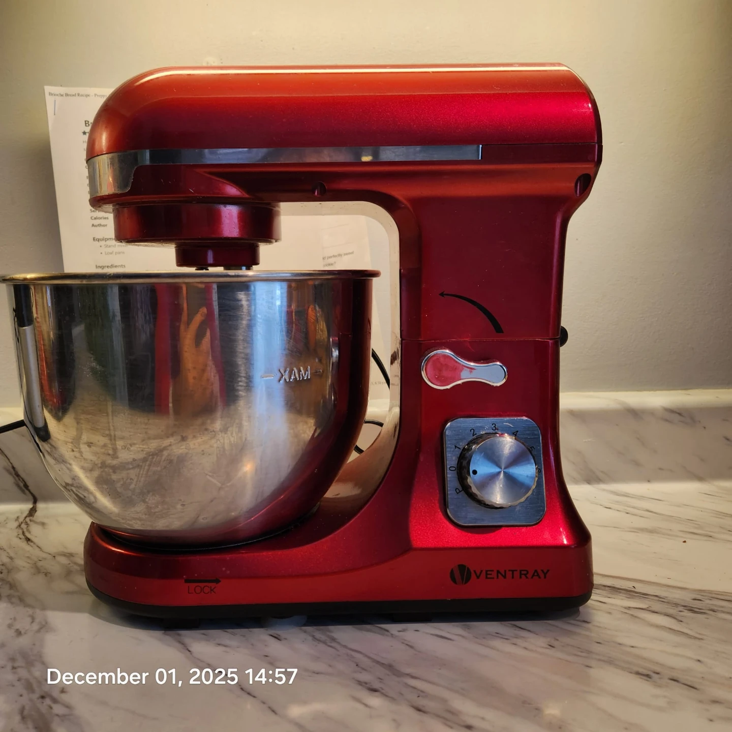 Ventray Stand Mixer - Red