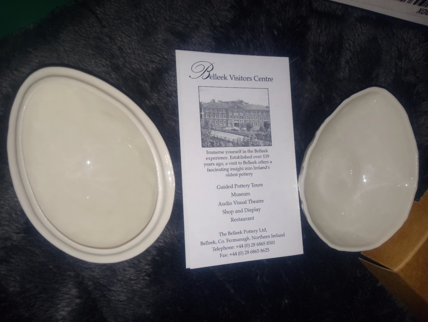 Belleek Fine Parian China brand new Hand Crafted Easter Egg - photo 2