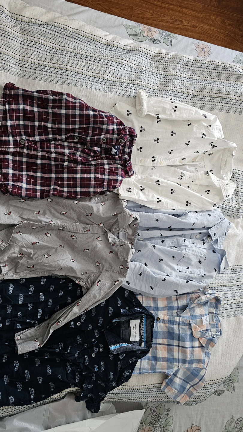 Bundle of 5T Boys' Long Sleeve Shirts - photo 2
