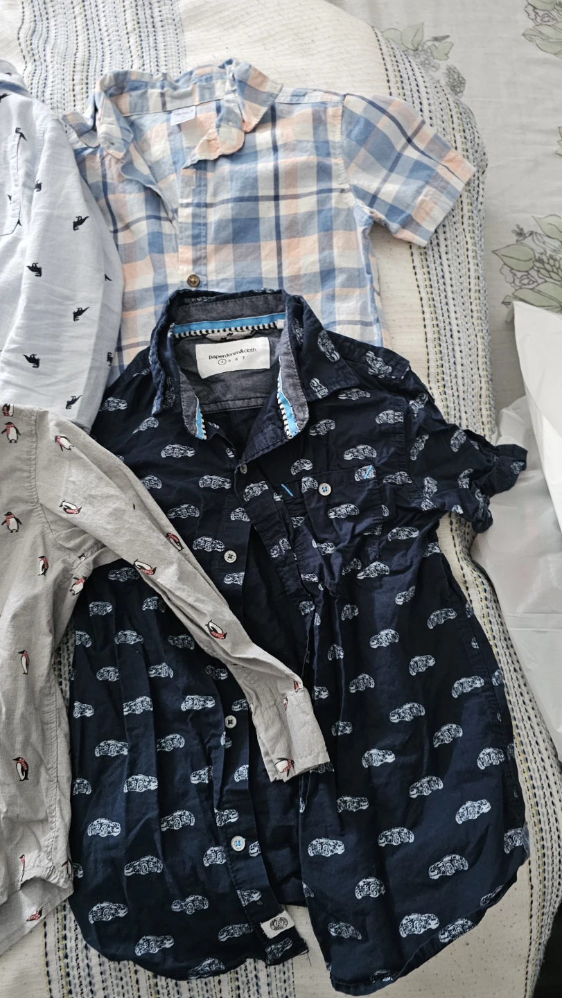 Bundle of 5T Boys' Long Sleeve Shirts - photo 3