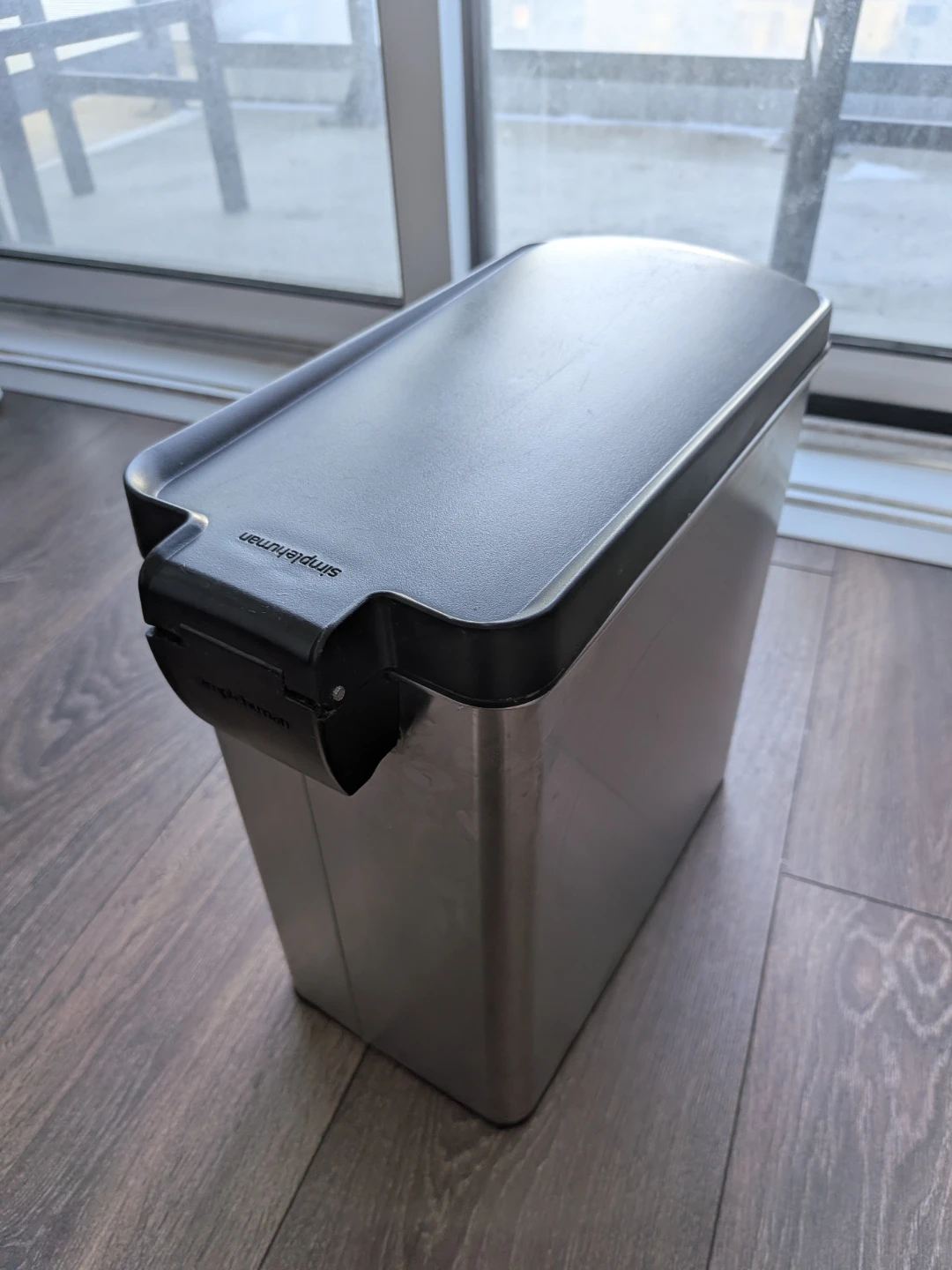 Simplehuman Stainless Steel Step Trash Can - Black - 10L - photo 3