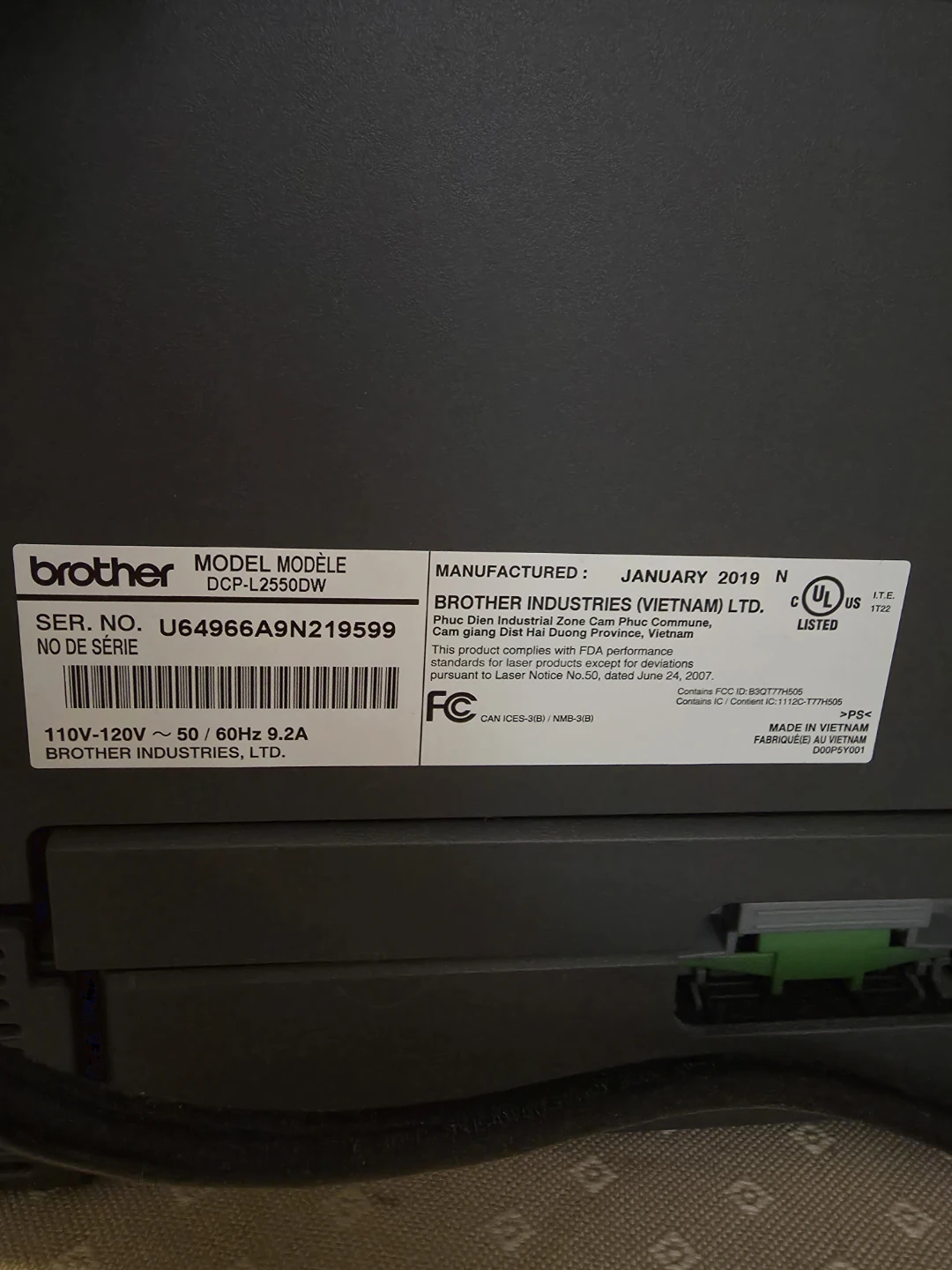Brother DCP-L2550DW All-in-One Monochrome Laser Printer - photo 2