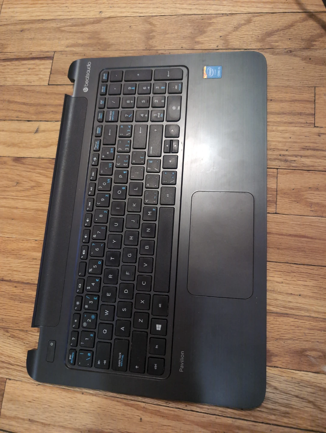 HP Pavilion Laptop Keyboard and Palm Rest Assembly