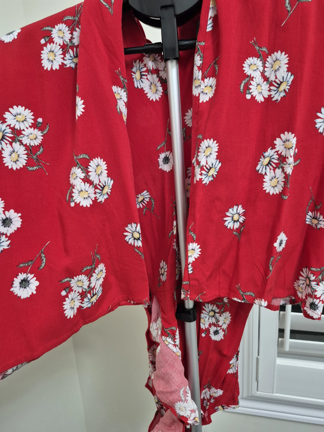 Red Floral Jumpsuit