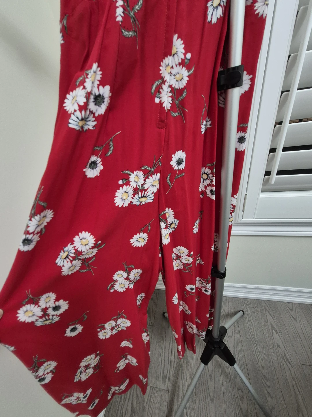 Red Floral Jumpsuit - photo 4