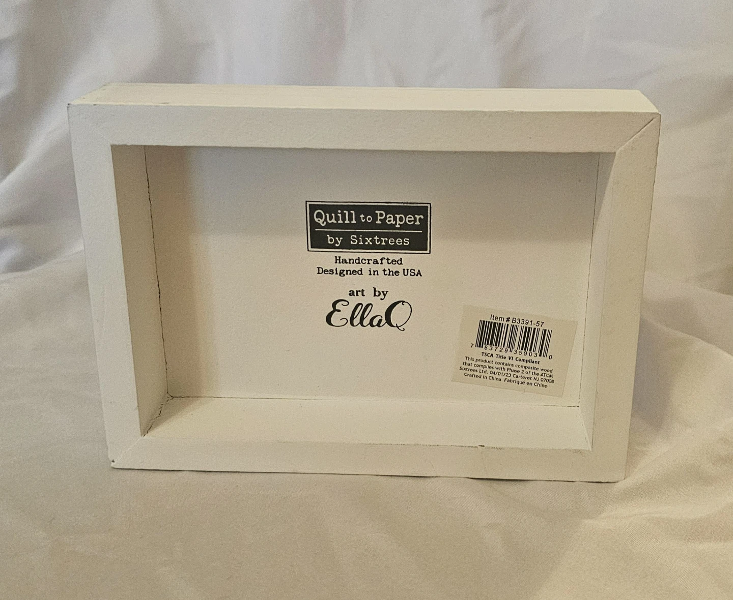 Quill to Paper by Sixtrees Floral "I Love Us" Wood Decor Plaque - photo 5
