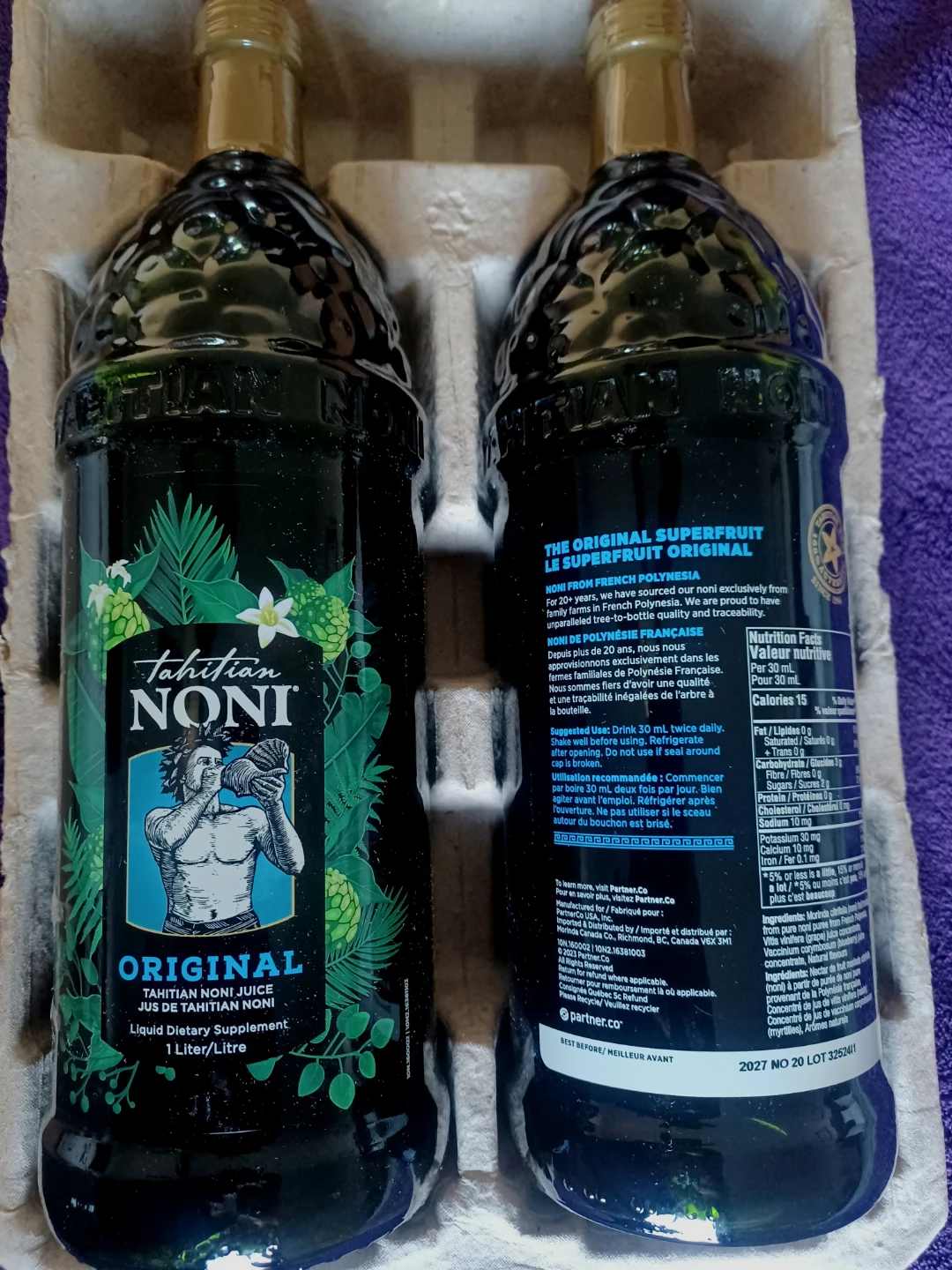 Tahitian Noni Original Juice - 2 x 1 Litre Bottles - photo 5