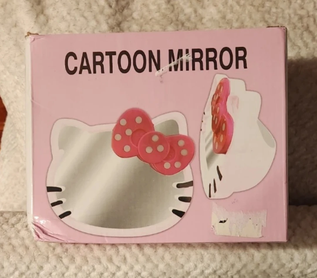 Cartoon Mirror Hello Kitty Style Pink - photo 3