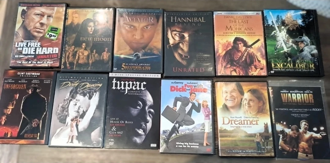 Collection of assorted DVDs