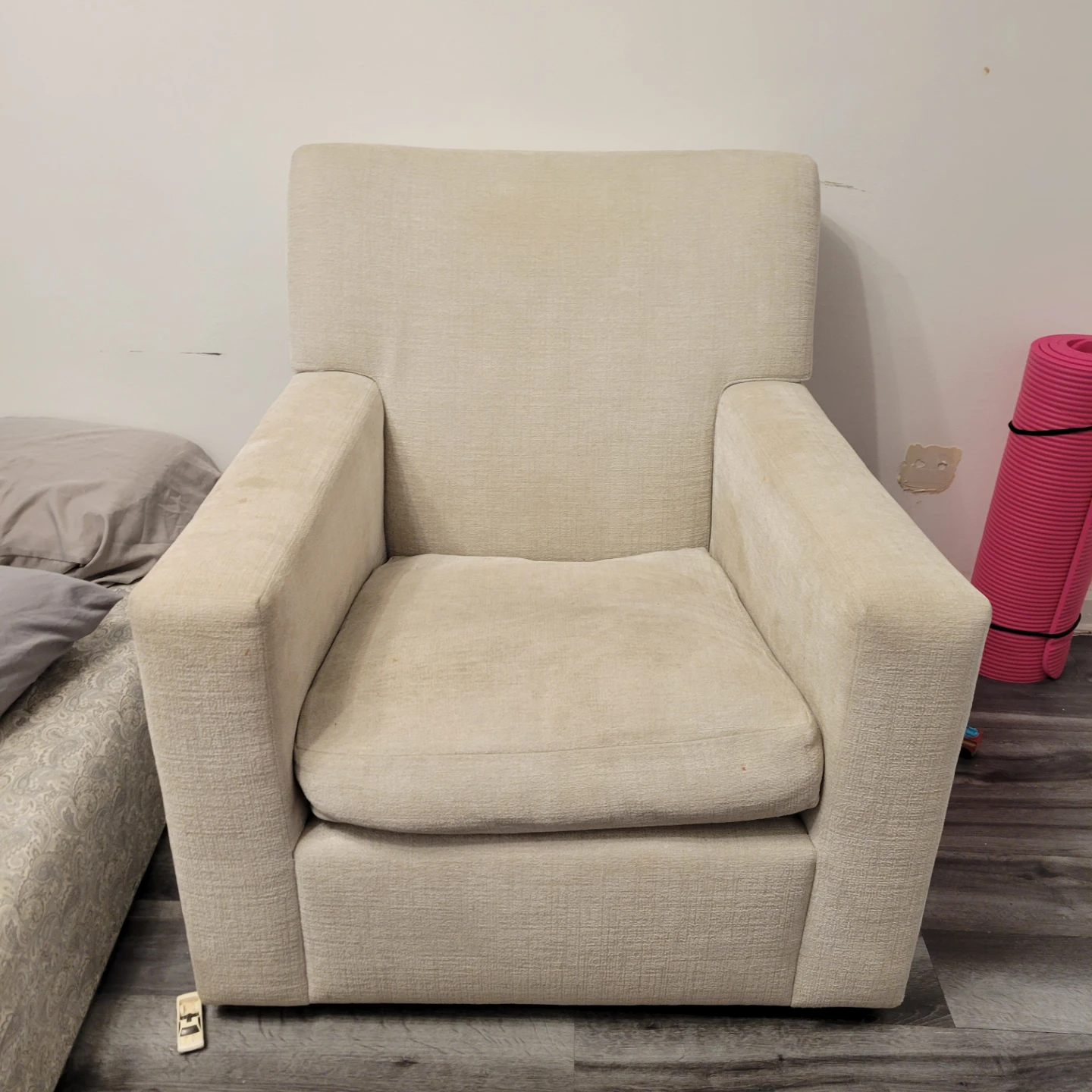 Cream Armchair