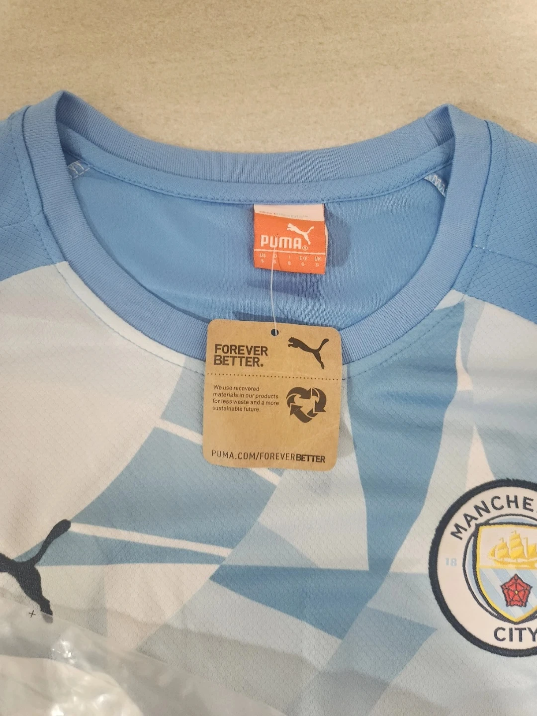 Puma Manchester City FC Youth Soccer Jersey & Shorts Set - photo 2