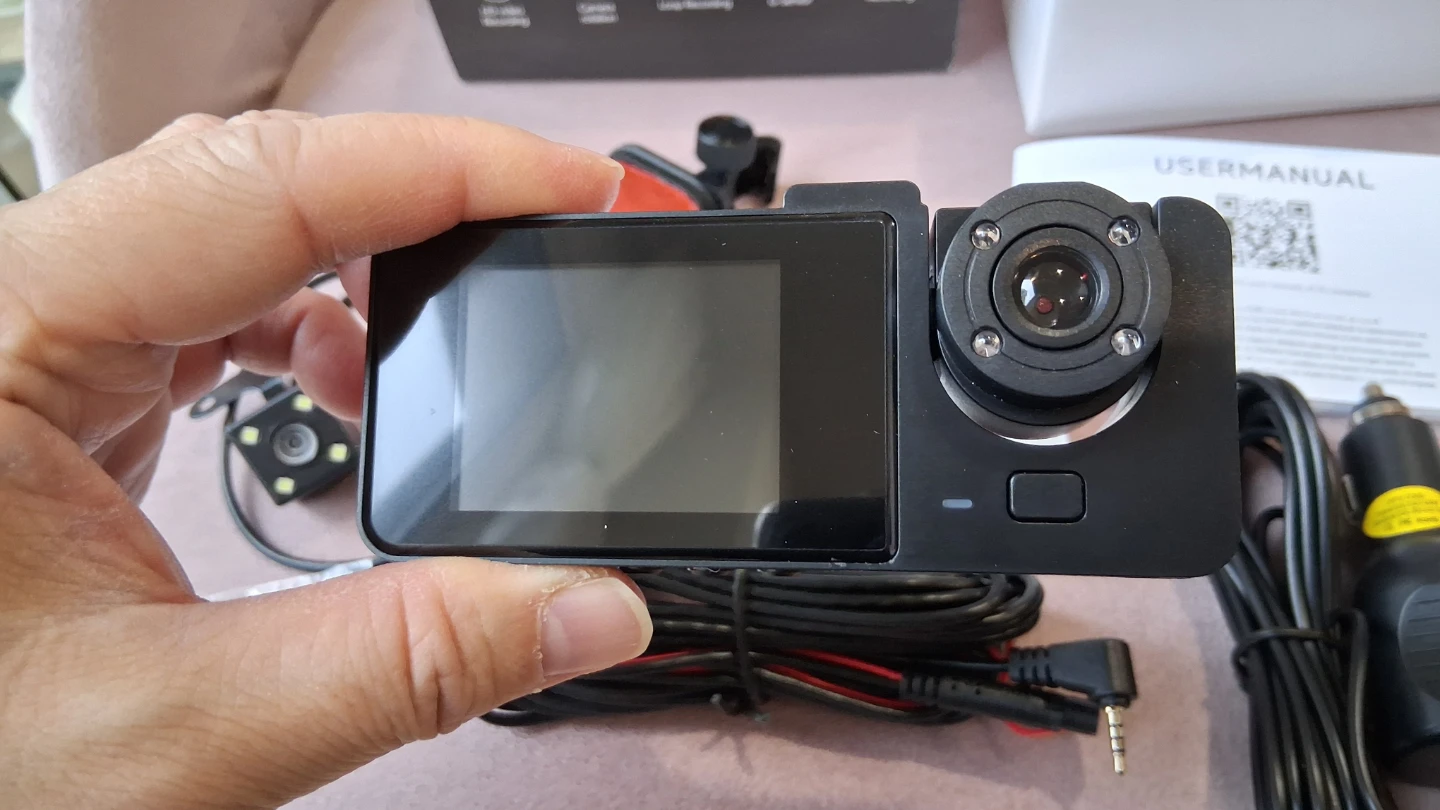 Car Dashcam, 3 Channels Lens, 1080P, UPDARGED version, - photo 3