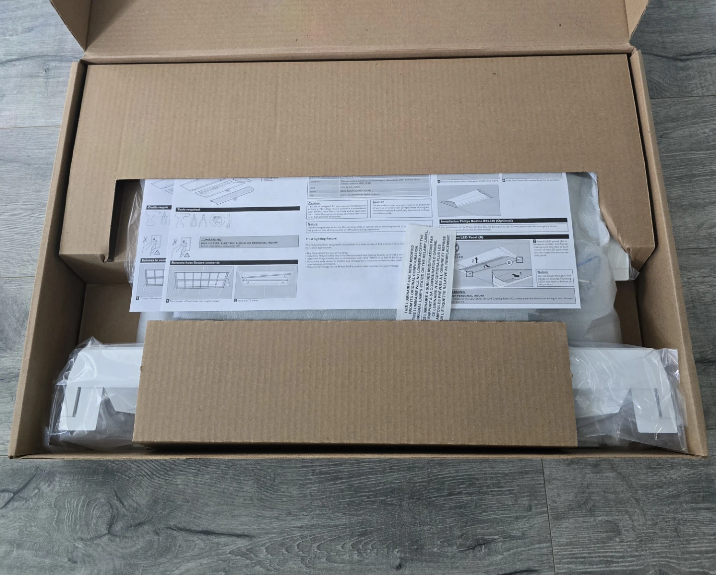 NEW PHILIPS LED RETROFIT KIT EVOKIT 2X2 P 32L - photo 5