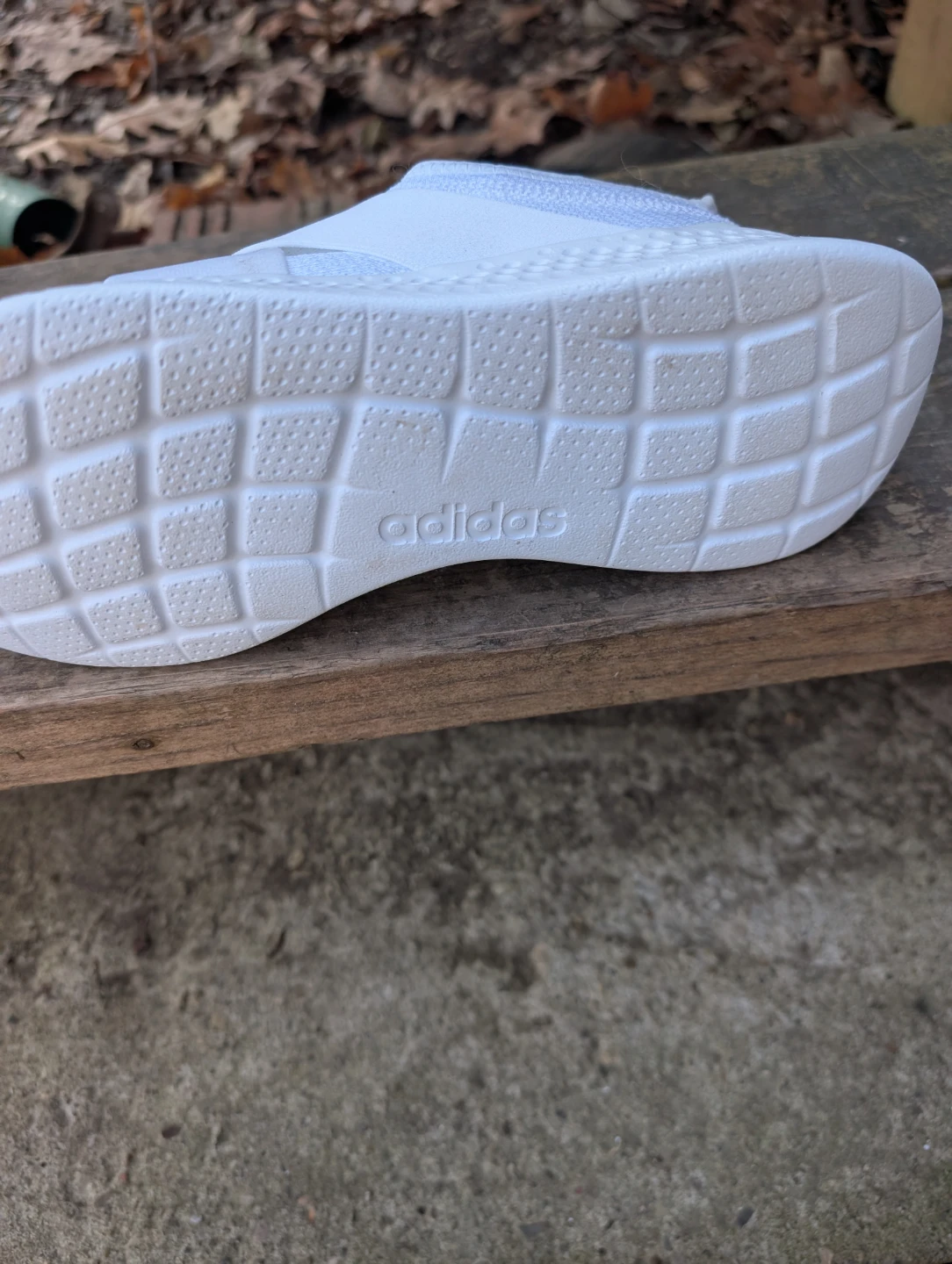 Adidas Women's White Slip-On Sneakers - Size 9 - photo 3