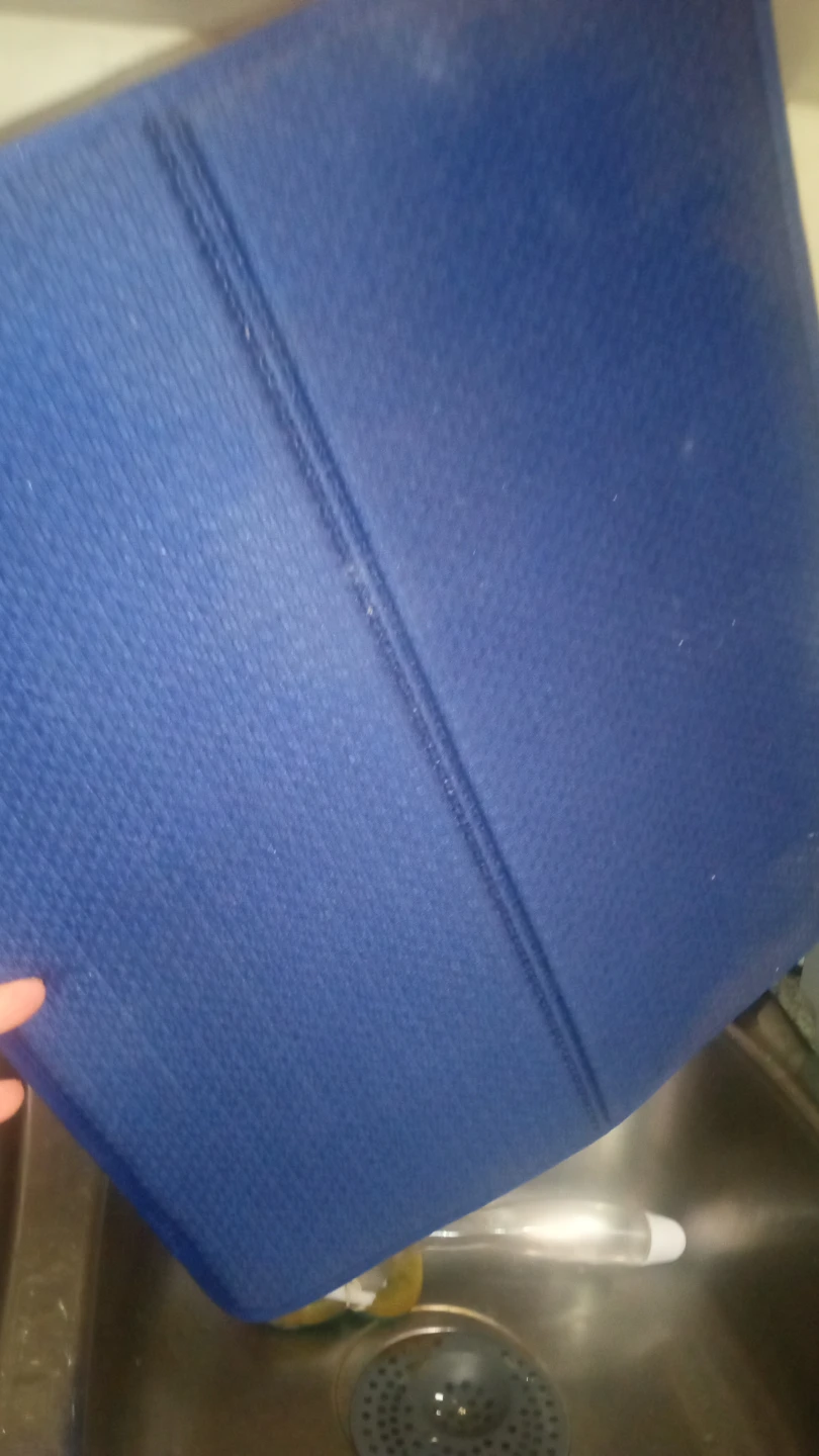 Blue Dish Drying Mat