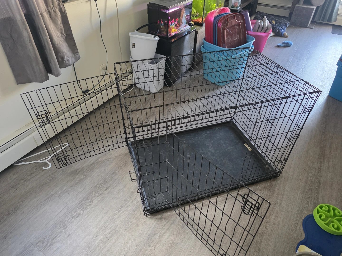 Black Wire Dog Crate - photo 2