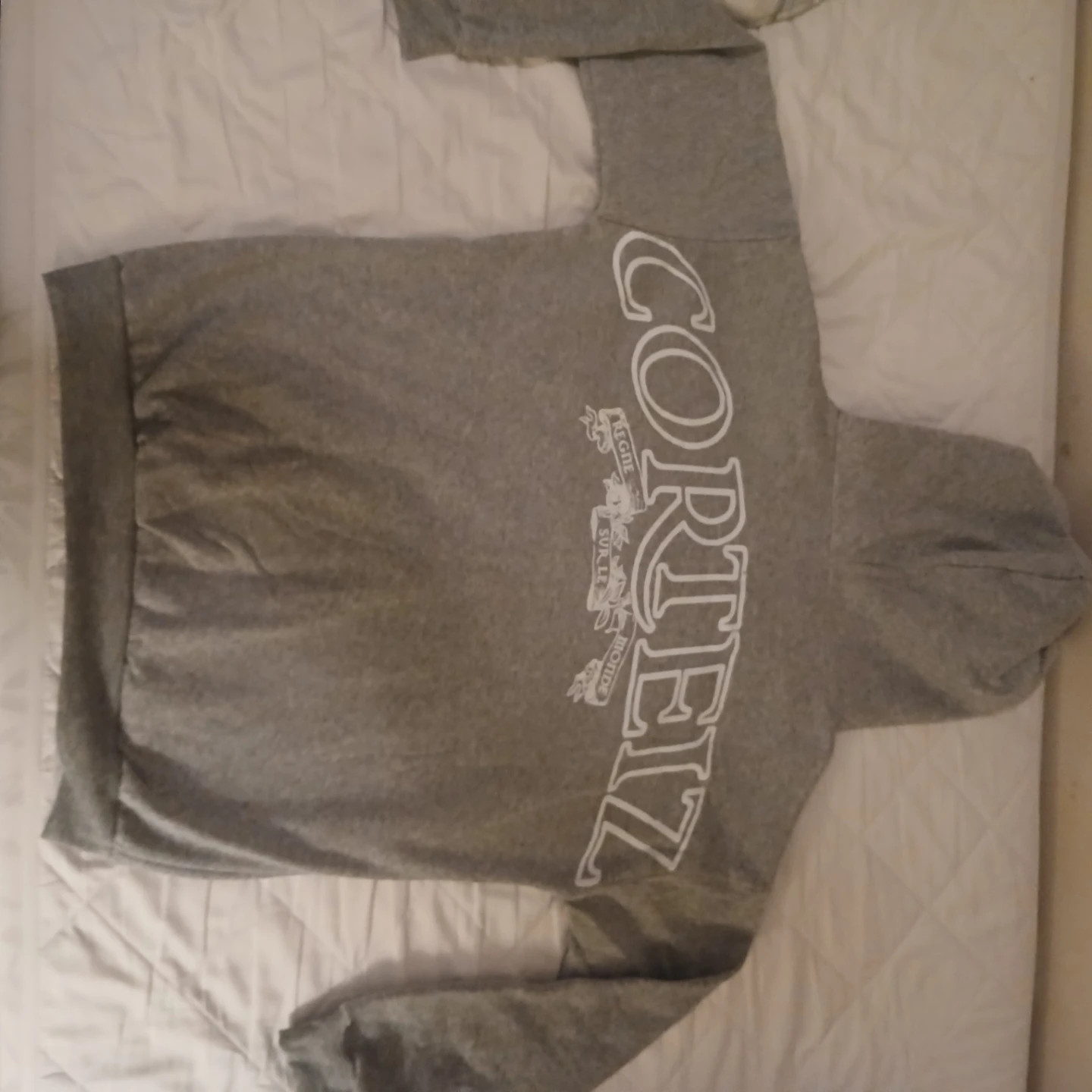 Corelz Grey Zip-Up Hoodie - Size M