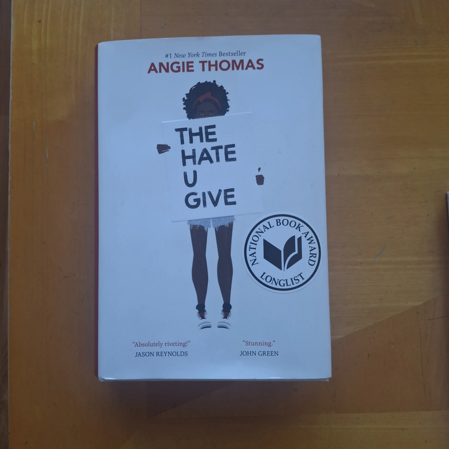 The Hate U Give by Angie Thomas - hardcover