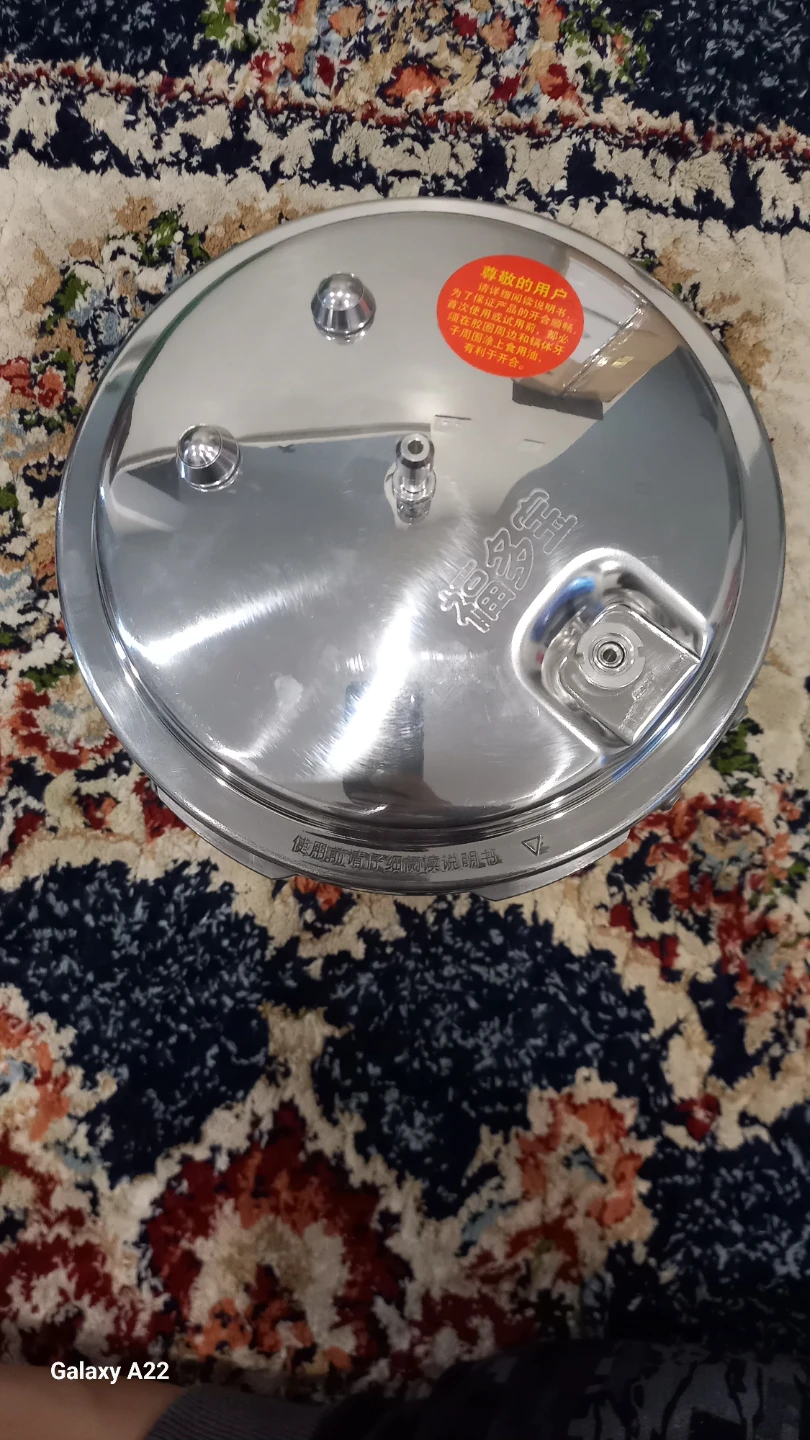 Stainless Steel Pressure Cooker 7.1 inch Diameter - photo 3