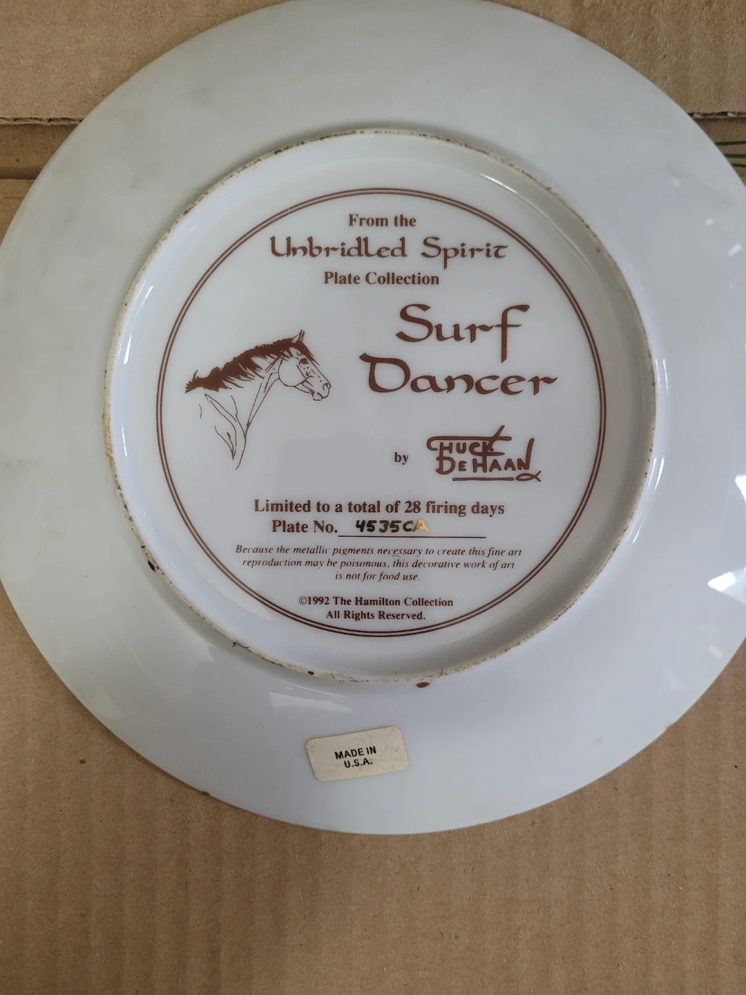 The Hamilton Collection "Surf Dancer" Decorative Plate - photo 2