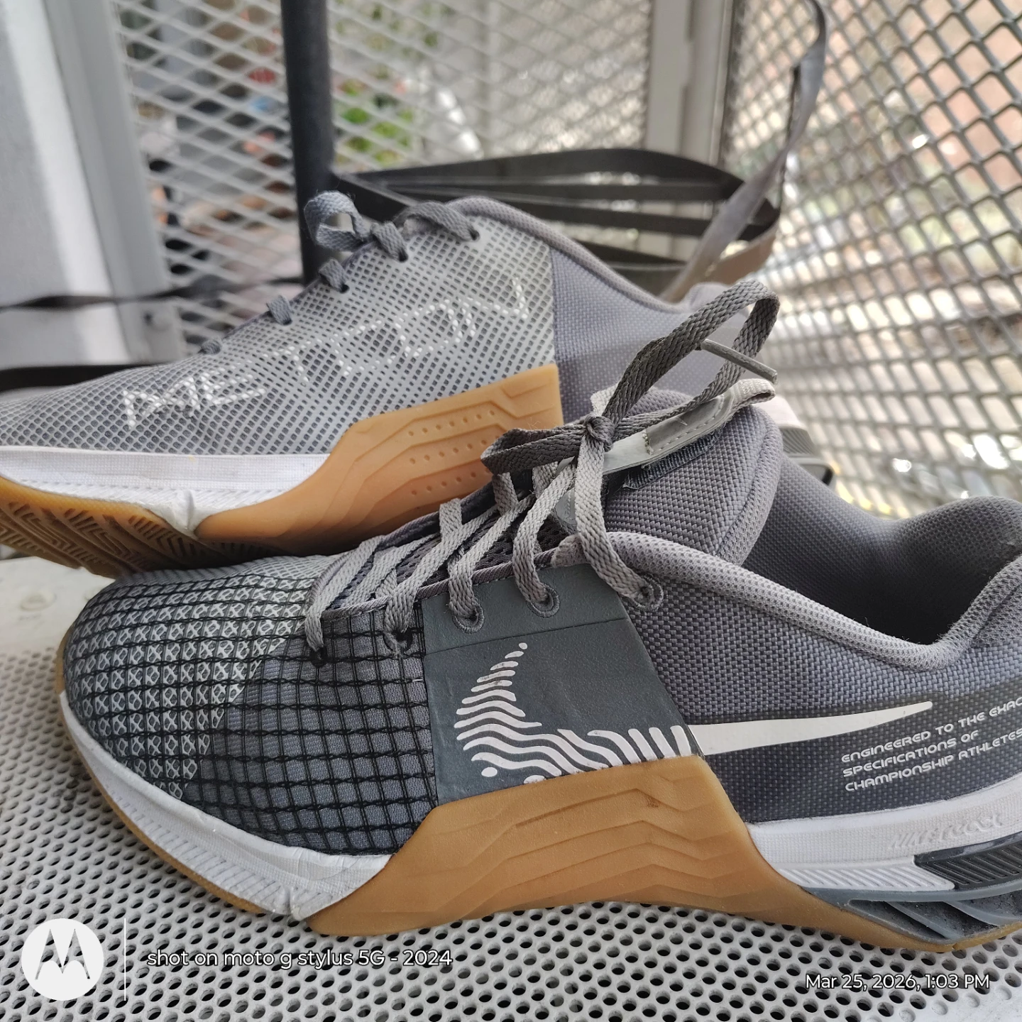 Nike Metcon 8 Shoes Grey/White US 8.5 - photo 2