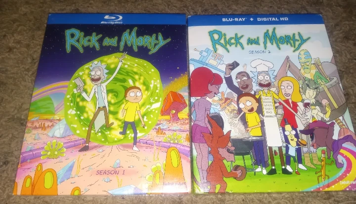 Rick and Morty Blu-ray Seasons 1 & 2
