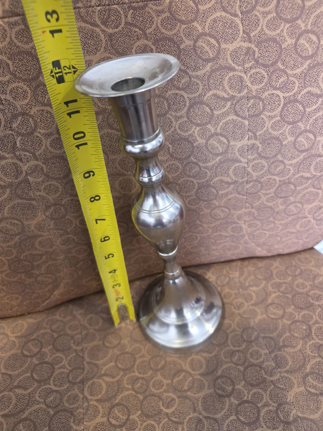Pewter Candlestick Holder