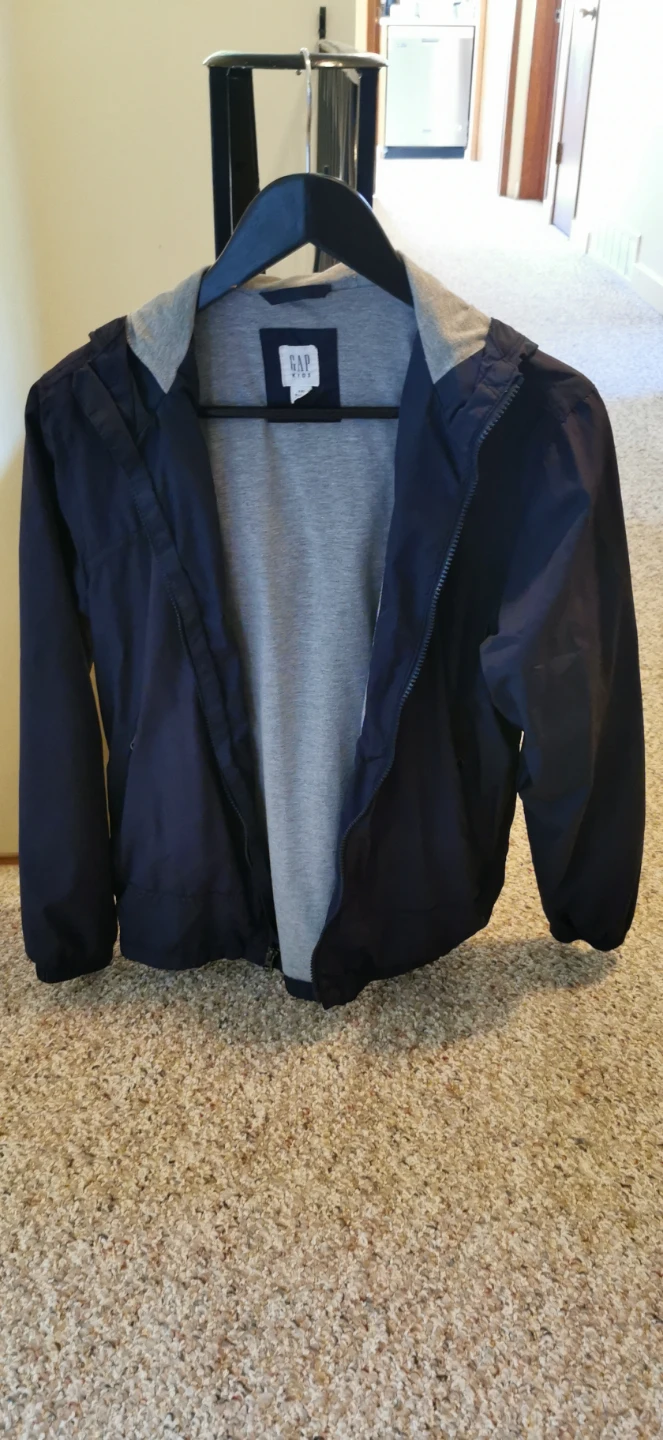 GAP Kids Navy Blue Hooded Jacket - XXL Regular