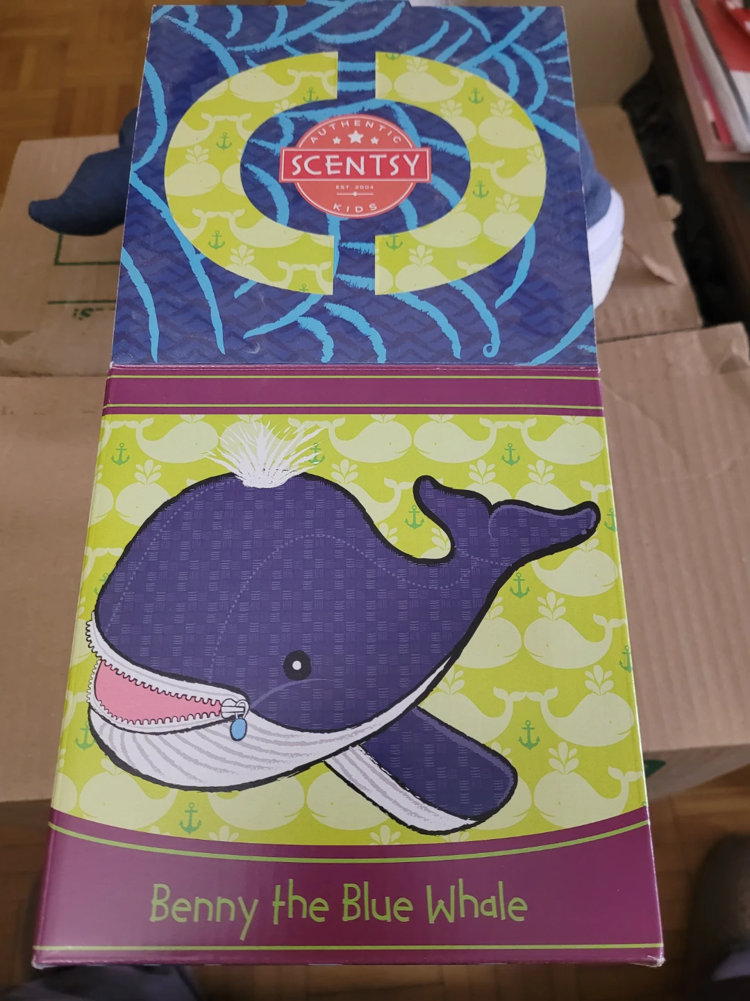 Scentsy Benny the Blue Whale Buddy