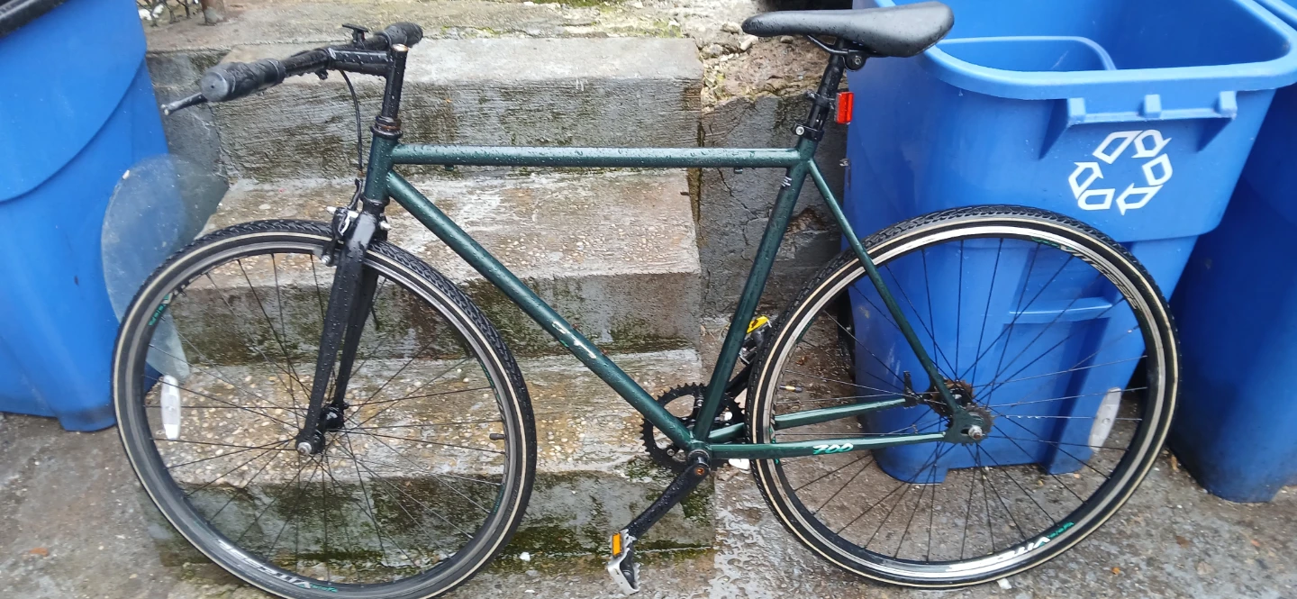 Green Single Speed Bicycle - photo 2