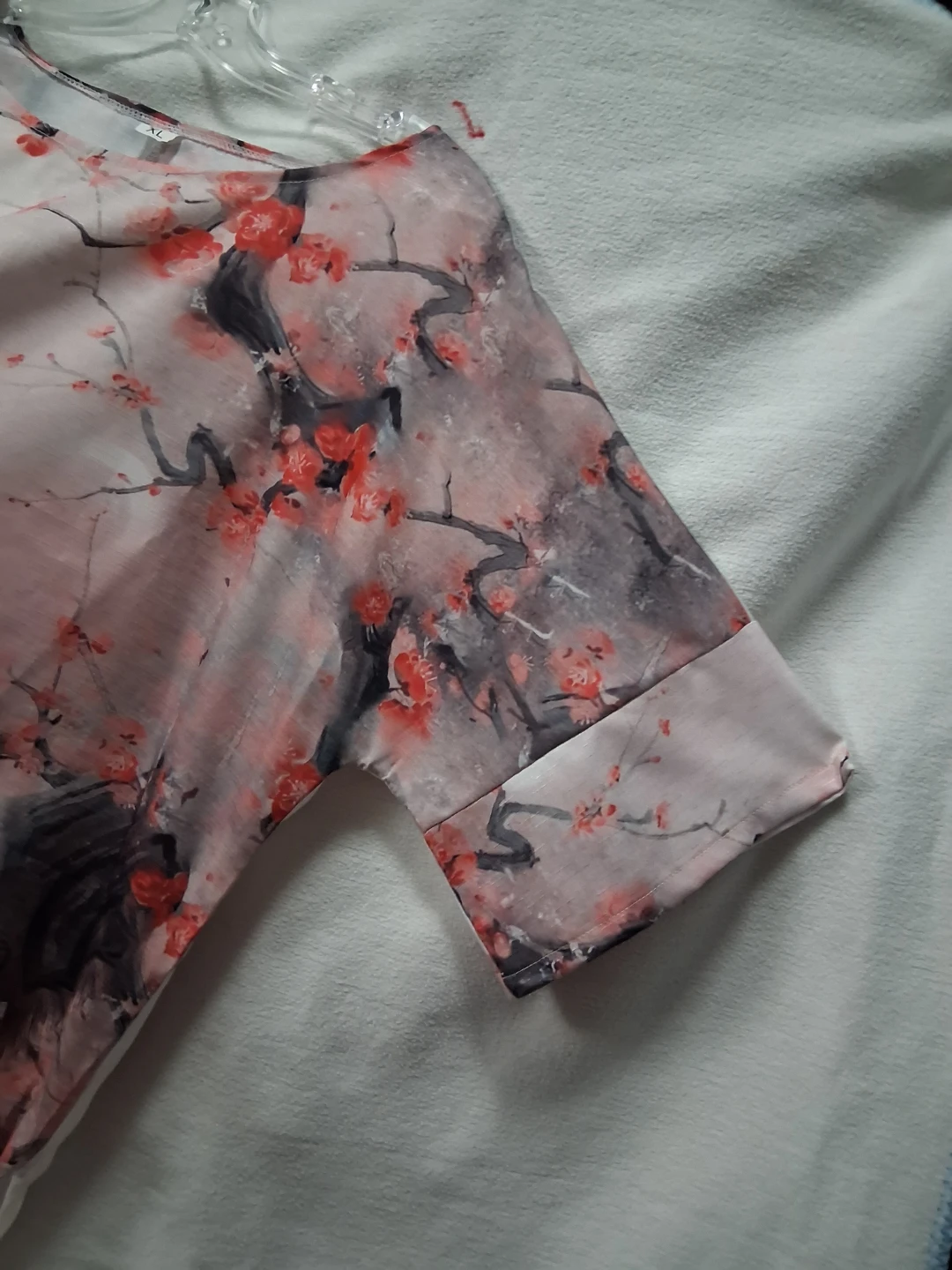 Women's Blossom& Bird Print BLOUSE Size XL - photo 5