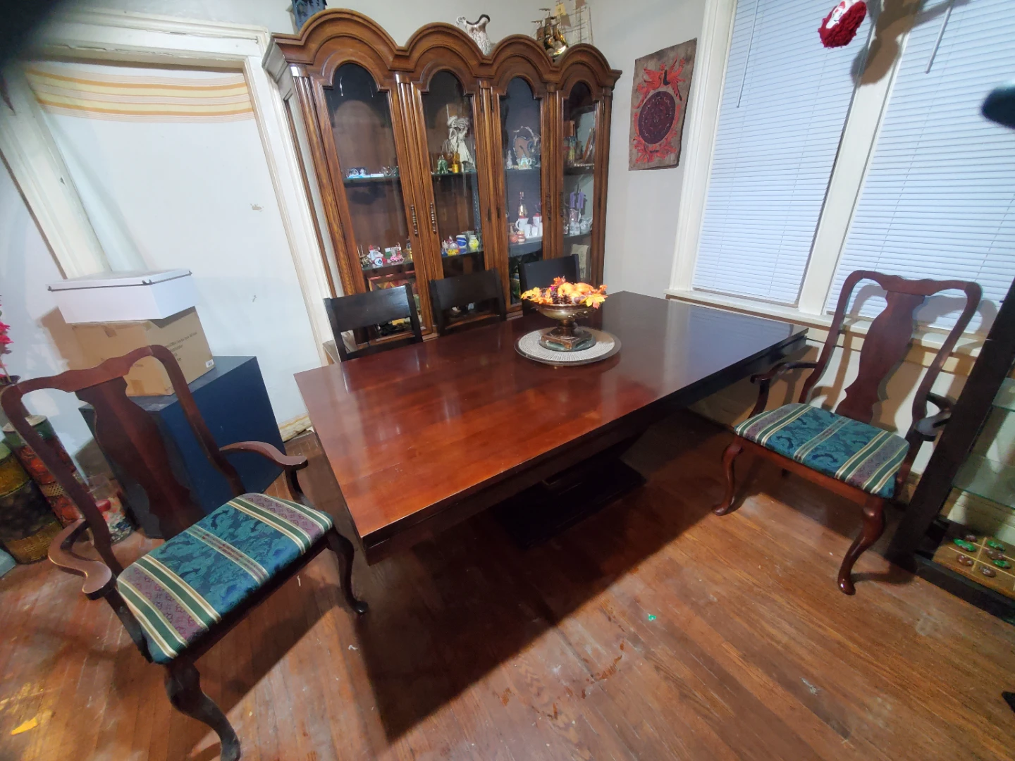 Wooden Dining Chairs with Upholstered Seats